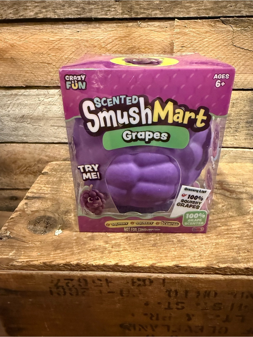 Scented Grapes Squishy Toy - Purple